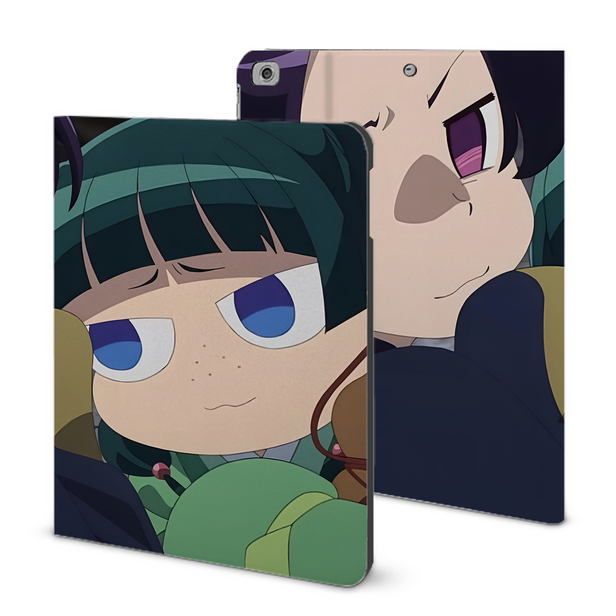 （画像用） 薬屋のひとりごと The Apothecary Diaries IPad ケース ブック型 PUレザー TPU 耐衝撃 軽量 薄型 ペン収納なし 全面保護 IPad 各モデル対応